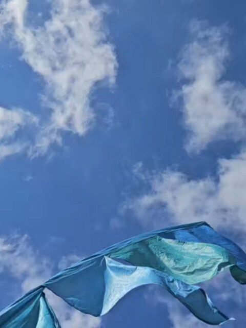 Festival flags in the breeze, setting the scene just right, especially on a day like this ☀️ #RawEvent #festival
