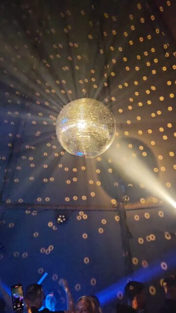 Who doesn't love a mirror ball!? #rawevent #AllTheGear