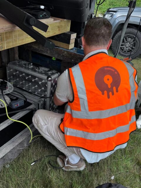 On call and on point — the crew making sure it all goes down without a hitch. 🔧🎤 #RAWevent #AllTheGear